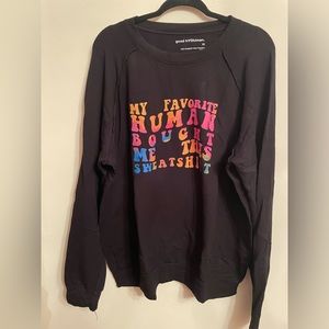 BNWT Good hYOUman Sweatshirt- XL
